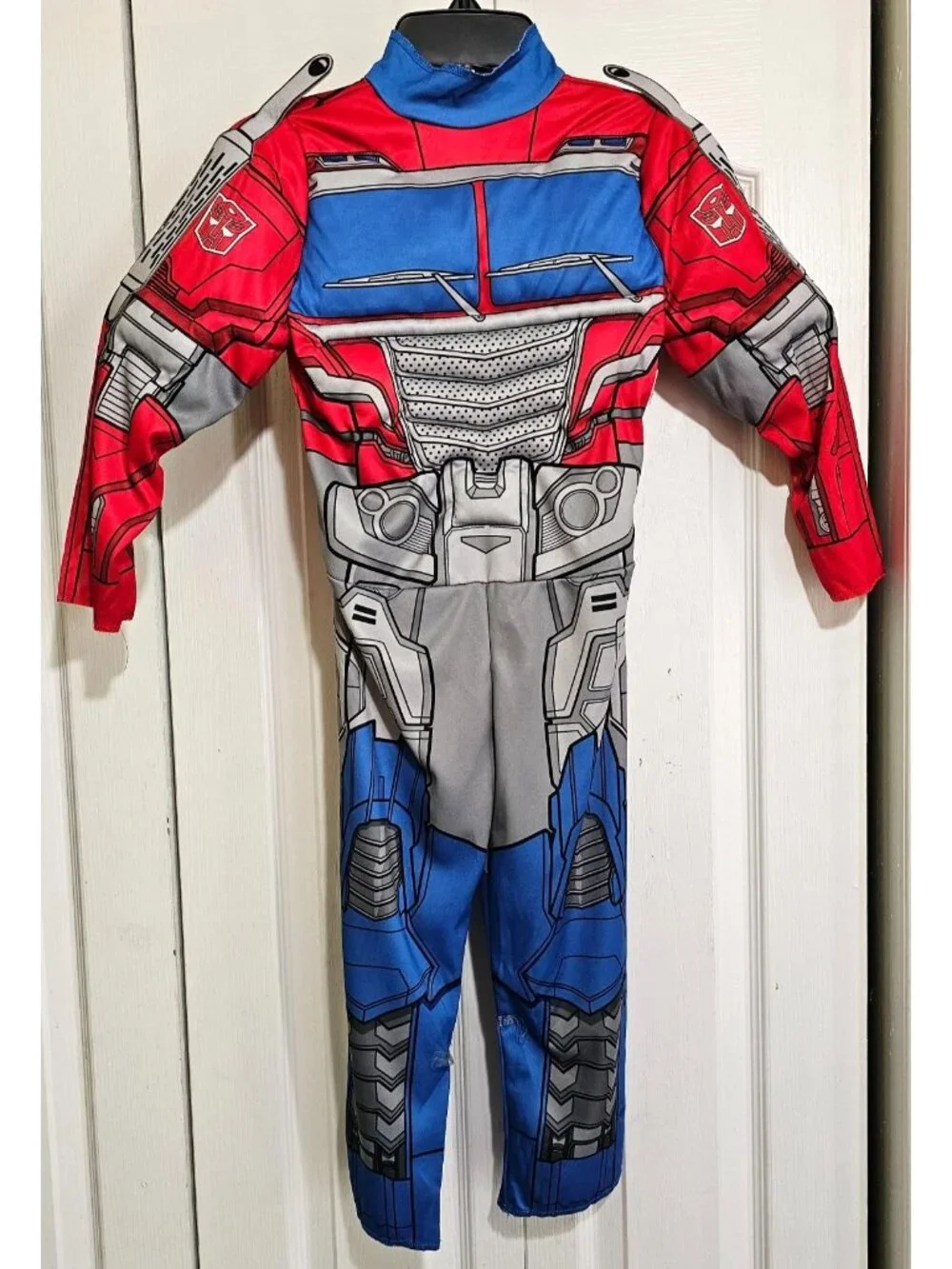 Transformers Optimus Prime Muscle Jumpsuit Soft Mask Costume Toddler 2T Disguise